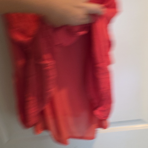 Becaal Redish Coral Mini Dress - Picture 4 of 8